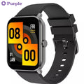 Purple KW 105 Smart Watch  Bluetooth Call AI Assistant