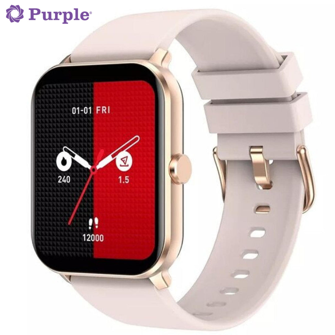 Purple KW 105 Smart Watch