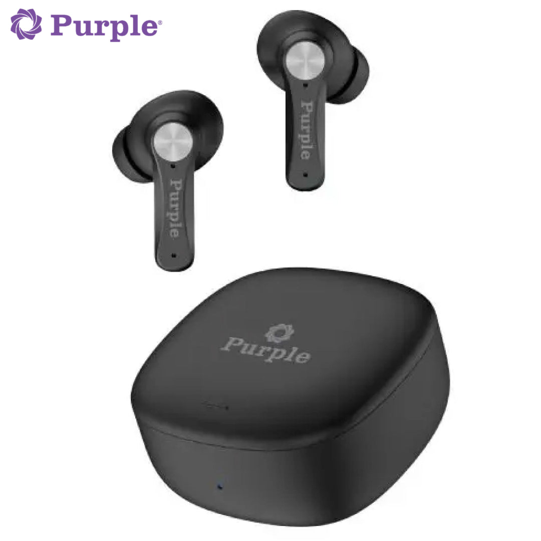 Purple Wireless Earbuds  PEB-005