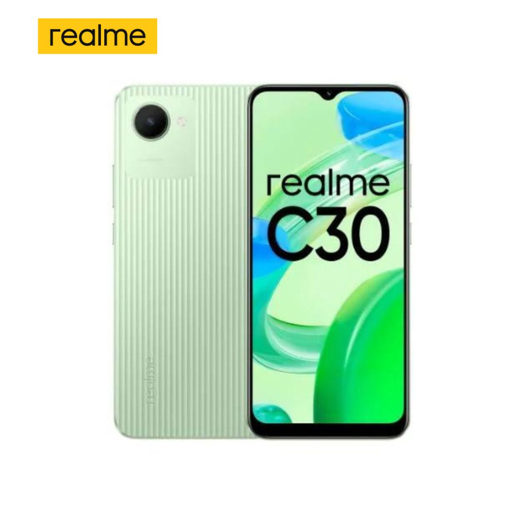 Realme C30 Smartphone with face unlock