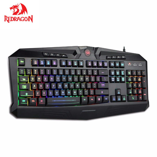 Redragon K503 RGB Gaming Keyboard 12 dedicated Multimedia Keys - Brother-mart