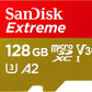 SanDisk 128GB Extreme microSDXC UHS-I Memory Card with Adapter - Brother-mart