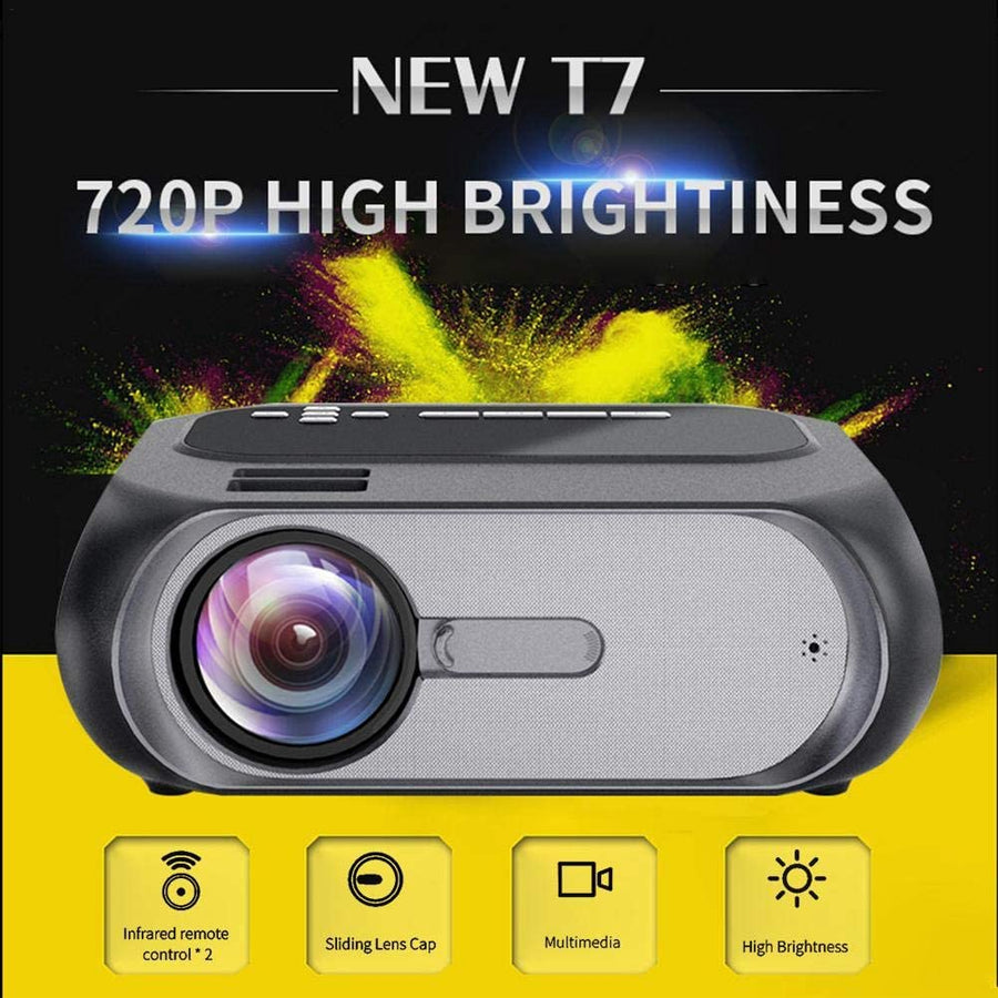 UNIC T7 Mini LED Projector  HD Video