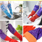 Reusable Latex Hand Kitchen Dish Washing Gloves - Brother-mart