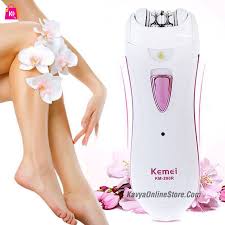 Kemei Km-290R Rechargeable Epilator Shaver for women - Brother-mart