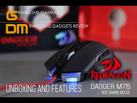 Redragon M715 DAGGER High-Precision Programmable Gaming Mouse