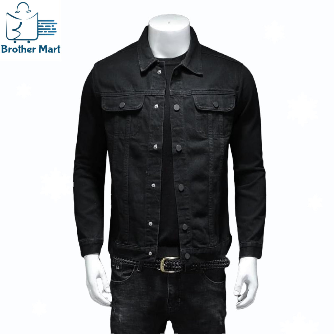 Shop balck denim jeans jacket for men at best price in Nepal