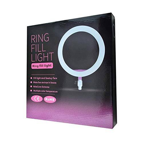 Ring Fill Light 26cm With 7 Feet Stand and a Mobile Holder Video/Photography - Brother-mart