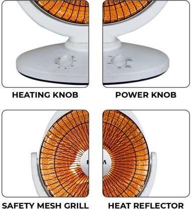 Baltra Sun Heater BTH-136/ Oscillating Halogen  Oscillating  Halogen Room Heater - Brother-mart
